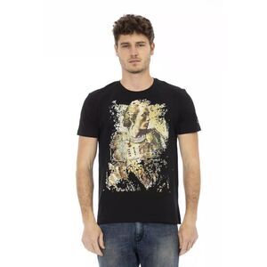 Trussardi Action Black Cotton Men Men's T-Shirt